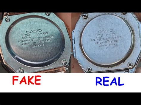 casio gold digital watch fake|how to check for casio watch.